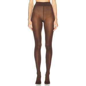 Wolford Velvet De Luxe 66 Tights in Umber XSmall New Womens Nylons Pantyhose